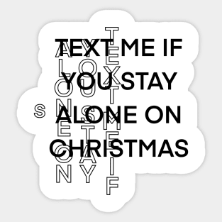 Christmas text Sticker